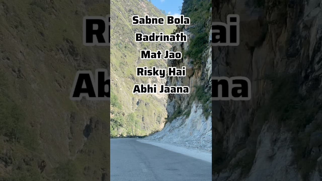 Badrinath ❌ #subscribe #travel #chardham #roadtrip #shorts #bhakti #youtubeshorts #uttarakhand